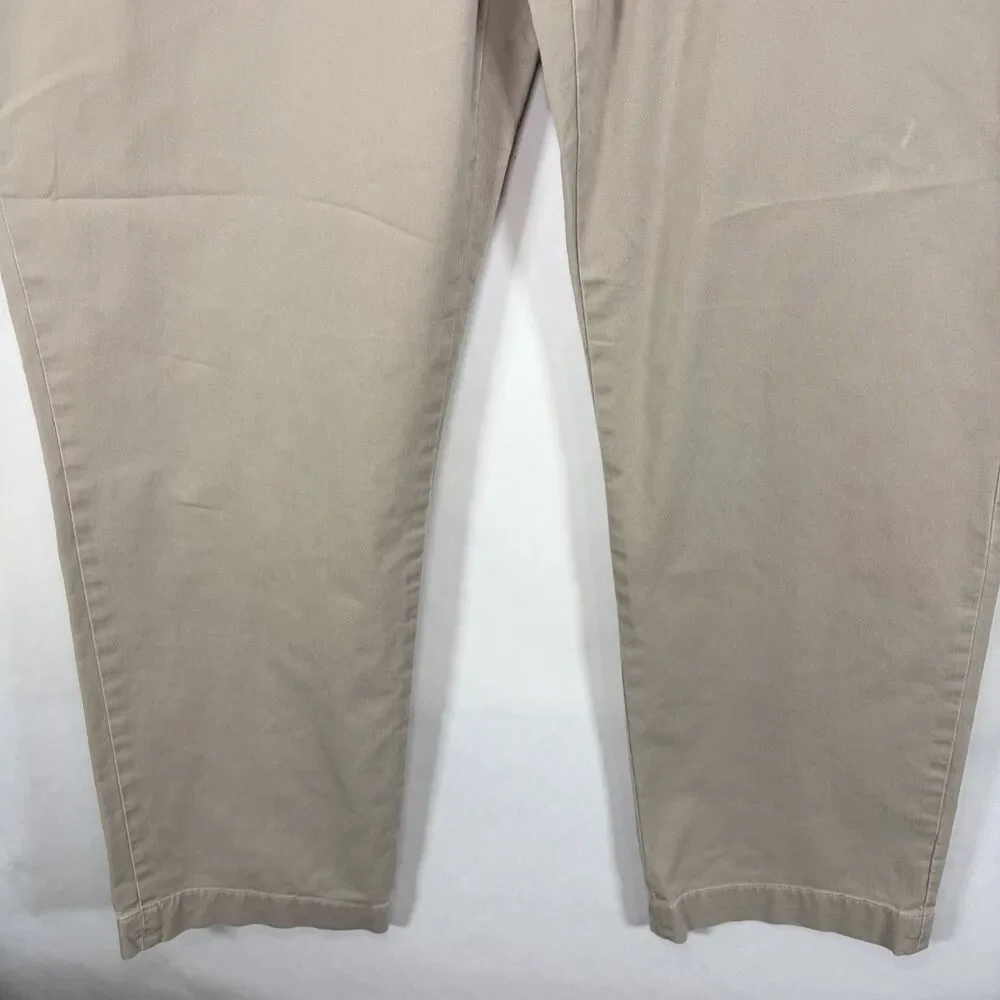 Polo Ralph Lauren Stretch Straight Fit Chino Pants Mens 38x30 Beige Khakis